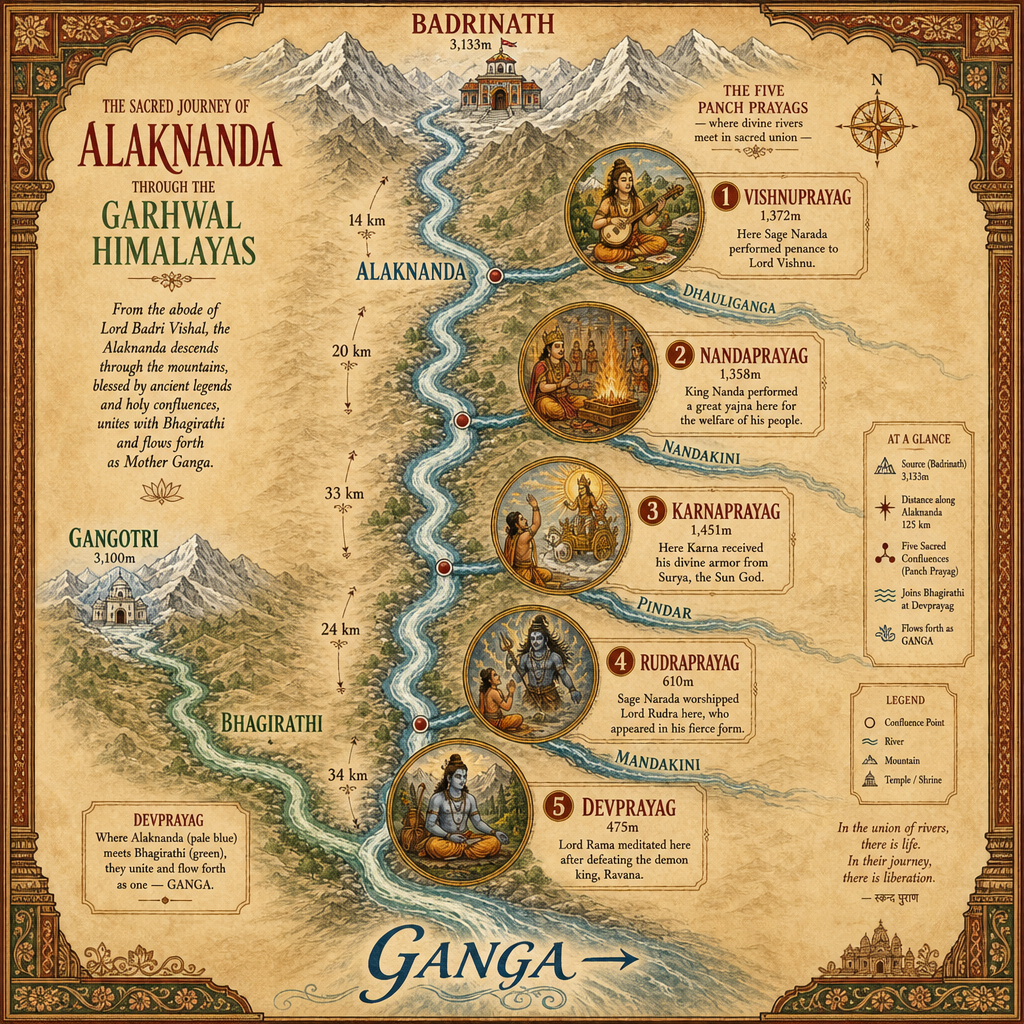 A beautifully designed vertical infographic map in the style of a hand-drawn an…