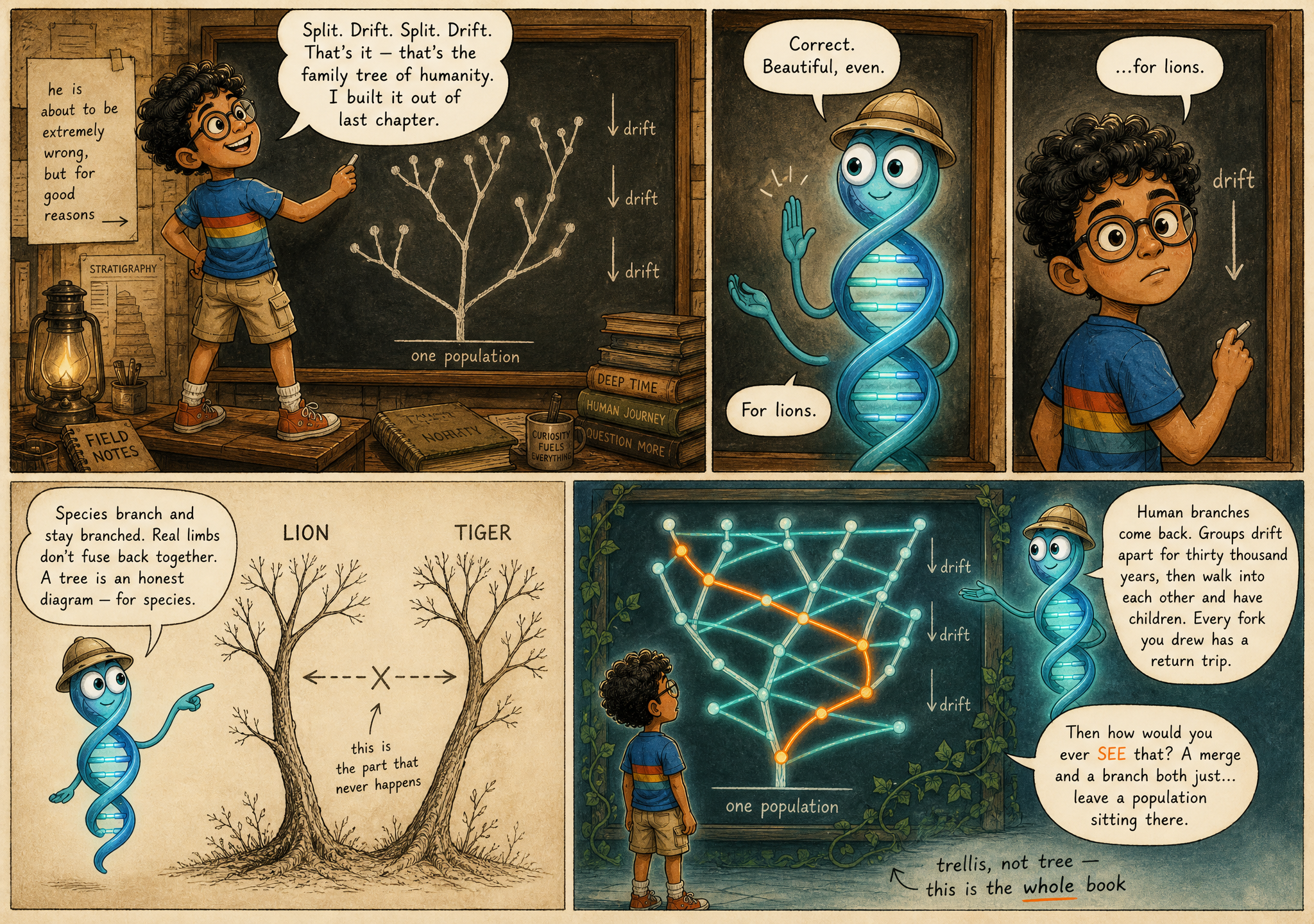 Mixture, Not Trees: The Trellis