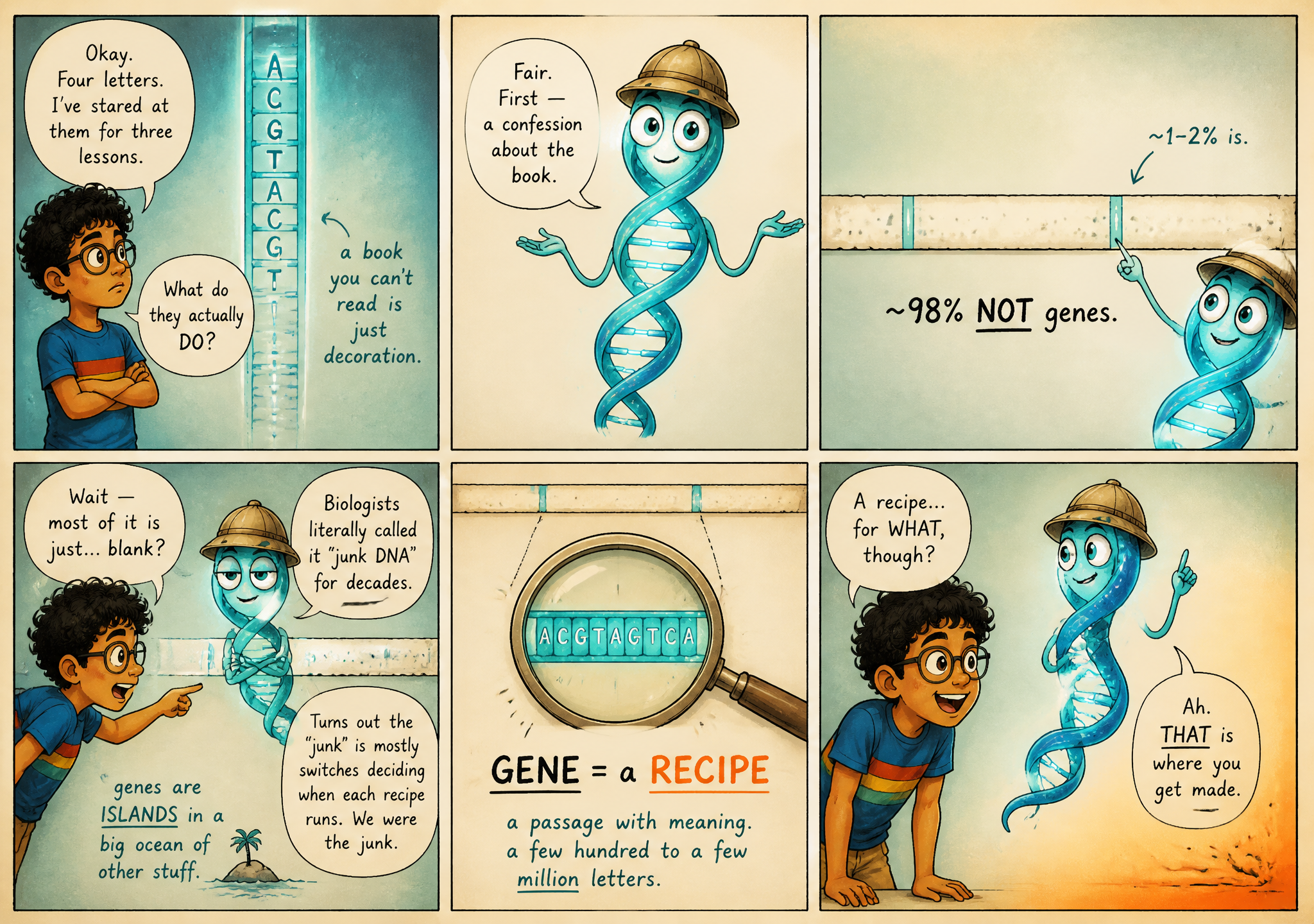 From Letters to You: Genes & Proteins