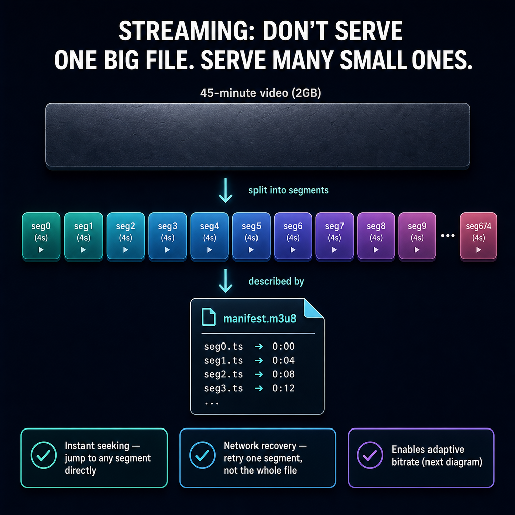 Getting Video to Viewers — Streaming, HLS, and Delivery Architecture