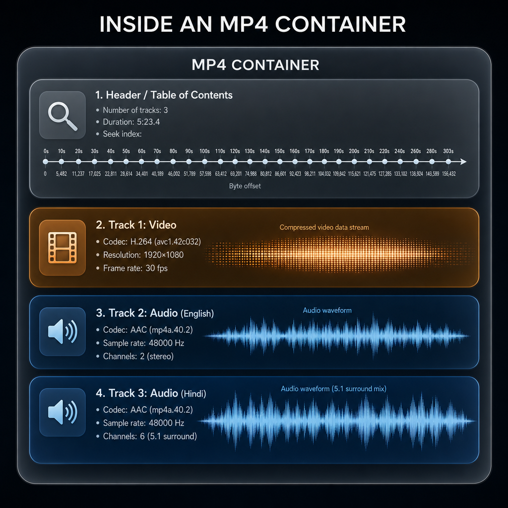 An elegant infographic on a dark background showing the detailed anatomy of an …